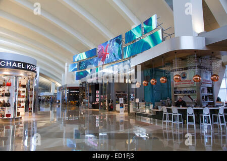 Tom Bradley International Terminal at LAX, Los Angeles, California. Stock Photo