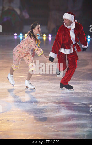 Anabelle Morozov & Nikolai Morozov, December 21, 2014- Figure Skating : Christmas on Ice 2014 at Shin Yokohama Skate Center, Kanagawa, Japan. © Yusuke Nakanishi/AFLO SPORT/Alamy Live News Stock Photo