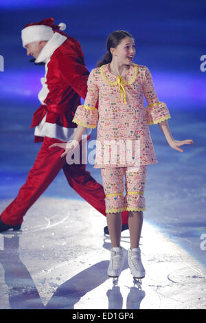 Anabelle Morozov & Nikolai Morozov, December 21, 2014- Figure Skating : Christmas on Ice 2014 at Shin Yokohama Skate Center, Kanagawa, Japan. © Yusuke Nakanishi/AFLO SPORT/Alamy Live News Stock Photo