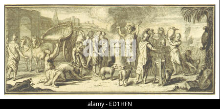 THE ILLIAD OF HOMER (translated by POPE) p1.323 3d Book Page 189 Stock Photo