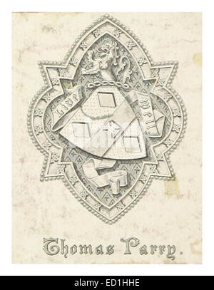 THOMAS PARRY (EXLIBRIS) Stock Photo