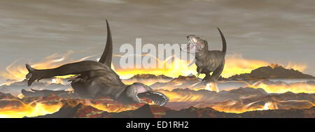 All Carnivore Dinosaurs escaping the METEOR CRASH! - Jurassic