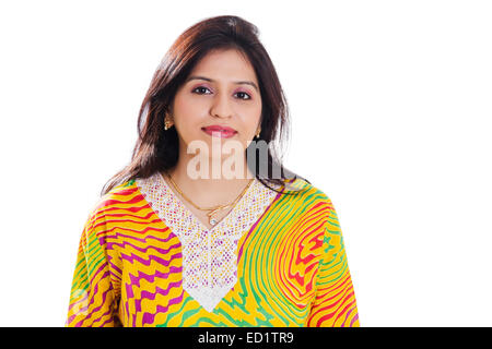 1 indian lady Housewife Stock Photo