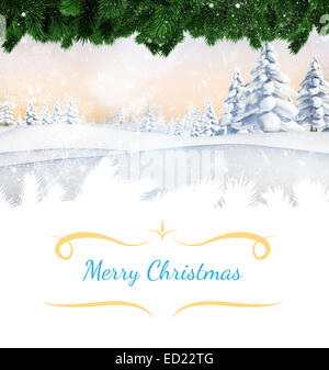 Christmas greeting card Stock Photo