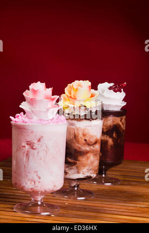 Delicious Cold Ice Cream Nobody Stock Photo