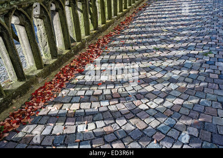 Cobblestones, Arnsberg, North Rhine-Westphalia, Germany, Europe Stock Photo