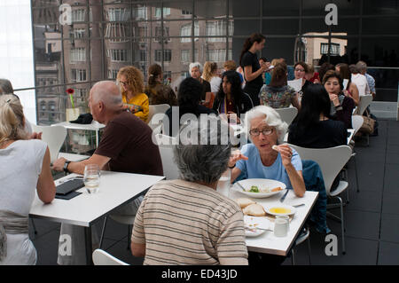 Moma cafes and restaurant. Manhattan. New York City. NYC. Located in the Museum of Modern Art, Cafe 2 and Terrace 5 take the mus Stock Photo