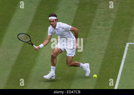 26.06.2014. The Wimbledon Tennis Championships 2014 held at The All England Lawn Tennis and Croquet Club, London, England, UK.   Stock Photo