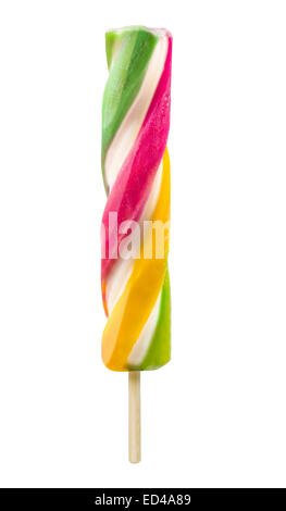 colorful tasty isolated ice cream. Stock Photo
