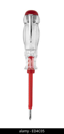Electrical tester isolated on the white background Stock Photo