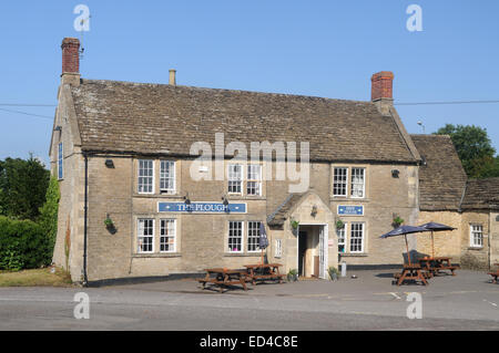 The Plough Inn, in Kington Langley, Wiltshire, England Stock Photo