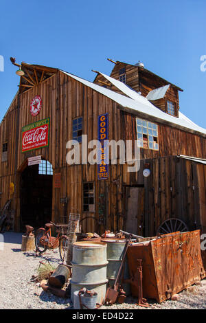 Techatticup ghost town and gold mine, Las Vegas, Nevada. Stock Photo