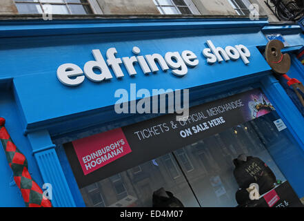 EdFringe office for Hogmanay and Fringe Events, Royal Mile, Edinburgh, Scotland, UK Stock Photo