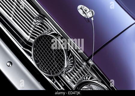 An automotive detail image.1964 Ford Fair Lane Thunderbolt. Stock Photo