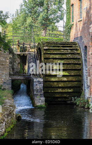 The Old Mill on river Eye Mill Lane Lower Slaughter The Cotswolds Gloucestershire England Stock Photo
