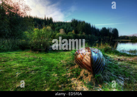 Loch Ard in the Loch Lomond and Trossachs National Park, Scotland. Loch Ard Canvas. Loch Ard Canvases. Loch Ard Prints, Loch Ard Stock Photo