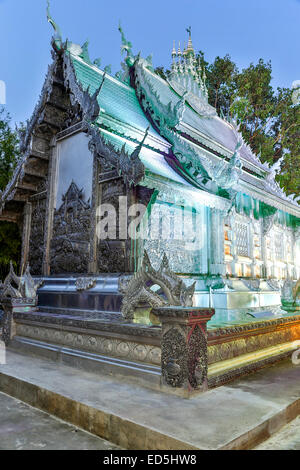 Wat Sri Suphan (Silver Temple), Chiang Mai, Thailand Stock Photo