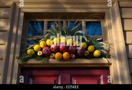 Traditional Door Decoration Stock Photo