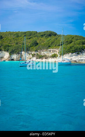 seascape of island of antipaxos near corfu,greece Stock Photo