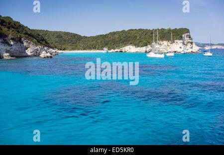 seascape of island of antipaxos near corfu,greece Stock Photo