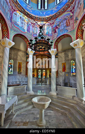 The new baptistery of St Lydia, close to Ancient Philippi, Kavala, Macedonia, Greece. Stock Photo