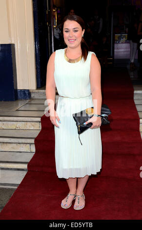 Charlie and the Chocolate Factory Media Night at the Theatre Royal Drury Lane  Featuring: Dani Harmer Where: London, United Kingdom When: 25 Jun 2014 Stock Photo