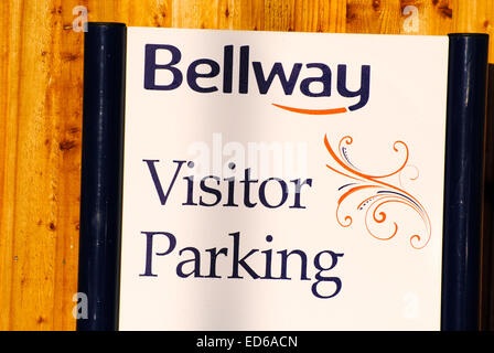 Bellway Building company sign Stock Photo