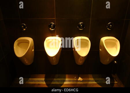 urinal, toilet, public place, club Stock Photo