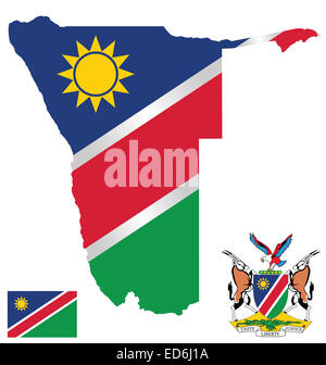 Coat of arms of the Republic of Namibia Stock Photo - Alamy