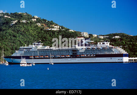 Celebrity Cruise's Millennium at Charlotte Amalie, St. Thomas, U.S