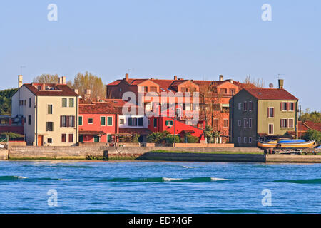 residence zone in Lido Island Venice Italy Stock Photo