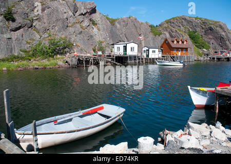 Quidi Vidi village, Newfoundland Stock Photo