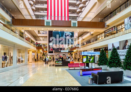 Interior of The Galleria shopping mall, Houston, Texas, USA Stock Photo