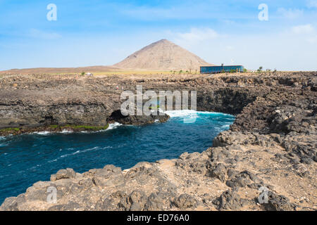 Buracona  in sal Island Cape Verde - Cabo Verde Stock Photo