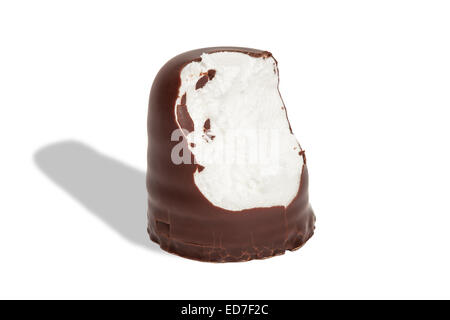 german marshmallows on white background Stock Photo