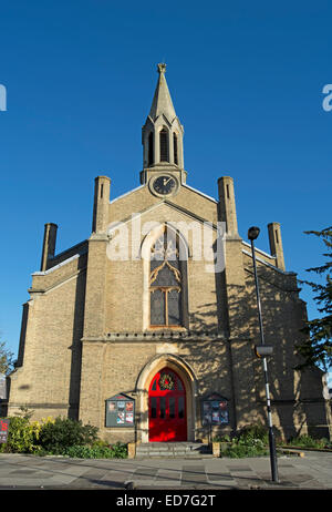 St John's church, Hampton Wick, on Church Grove, Hampton Wick, London ...