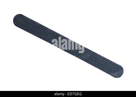 A file for filing dry skin or nails on a white background Stock Photo