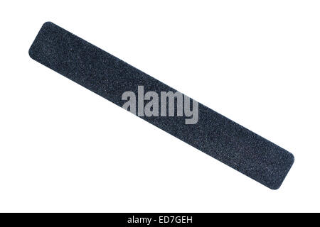 A file for filing dry skin or nails on a white background Stock Photo