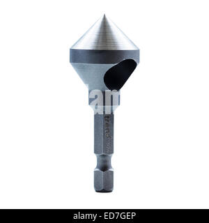 A high quality trend brand  countersink drill bit on a white background Stock Photo