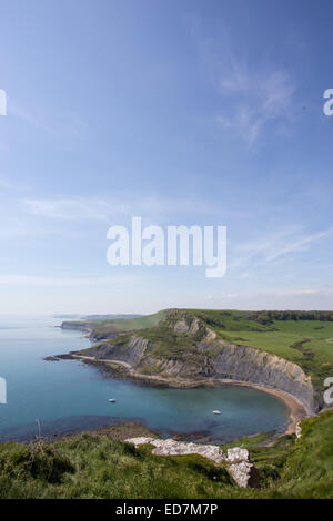 Chapman's Pool on the Purbeck  Coast, Dorset UK Summer 2014 Stock Photo