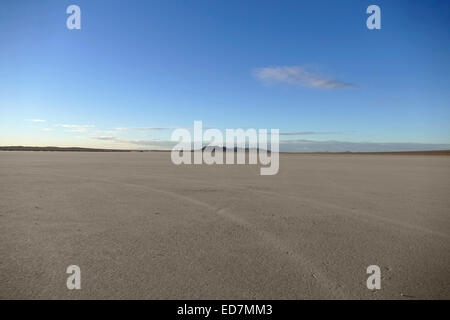 Late afternoon at El Mirage Dry Lake in California's Mojave Desert. Stock Photo