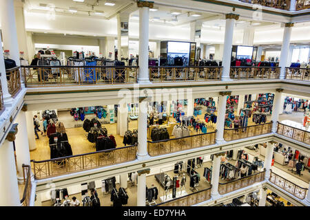 Chicago Illinois,Loop Retail Historic District,downtown,North State  Street,Marshall Field and Company building,Macy's,interior inside,shopping  shopper Stock Photo - Alamy