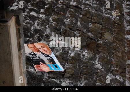 The former swedish prime minister Fredrik Reinfeldt 4 days after the elections 2014 Stock Photo