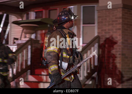 Milwaukee Fire Department MFD ISO Incident Safety Officer On Scene Of A ...