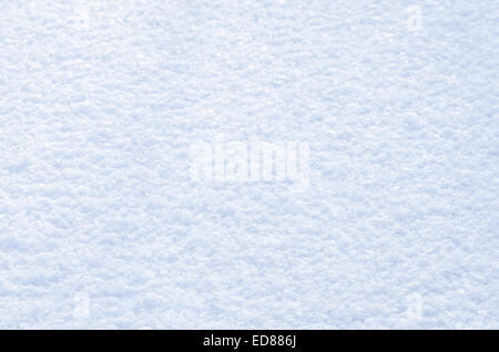 closeup to white snow background texture Stock Photo
