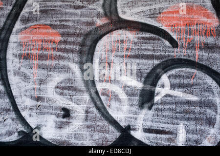 Painted wall Stock Photo