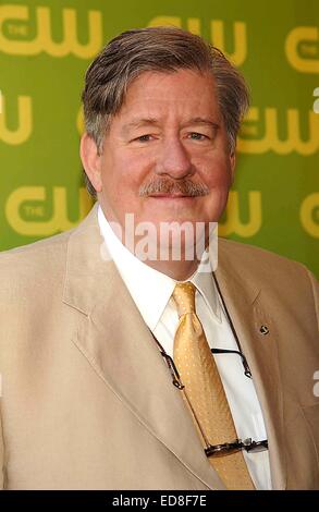 December 31, 2014 - File - EDWARD HERRMANN (July 21, 1943 - December 31, 2014) was an American actor, director, writer, and comedian, best known for his Emmy-nominated portrayals of Franklin D. Roosevelt on television, Richard Gilmore in Gilmore Girls, a ubiquitous narrator for historical programs on The History Channel and in such PBS productions as Nova, and as a spokesman for Dodge automobiles in the 1990s. Pictured - May 18, 2006 - Edward Herrmann at THE CW Upfront red carpet Madison Square Garden, New York City.(Credit Image: © Globe Photos/ZUMAPRESS.com) Stock Photo