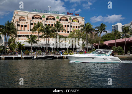 Ft. Lauderdale, Florida. Briny Riverfront Irish Pub and Restaurant, New ...