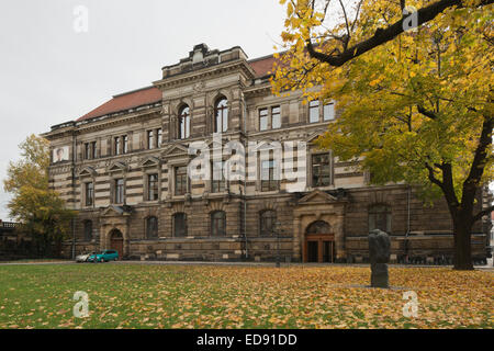 The modern art museum in Dresden Stock Photo