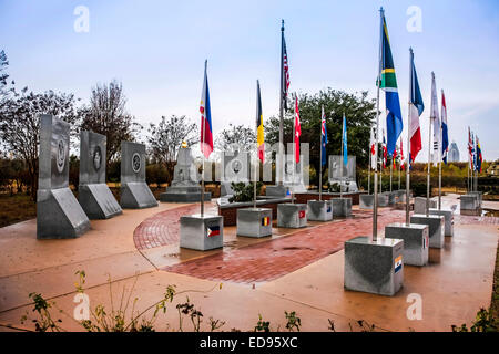 The Alabama Korea Veterans War Memorial at the USS Alabama Memorial Park in Mobile Stock Photo